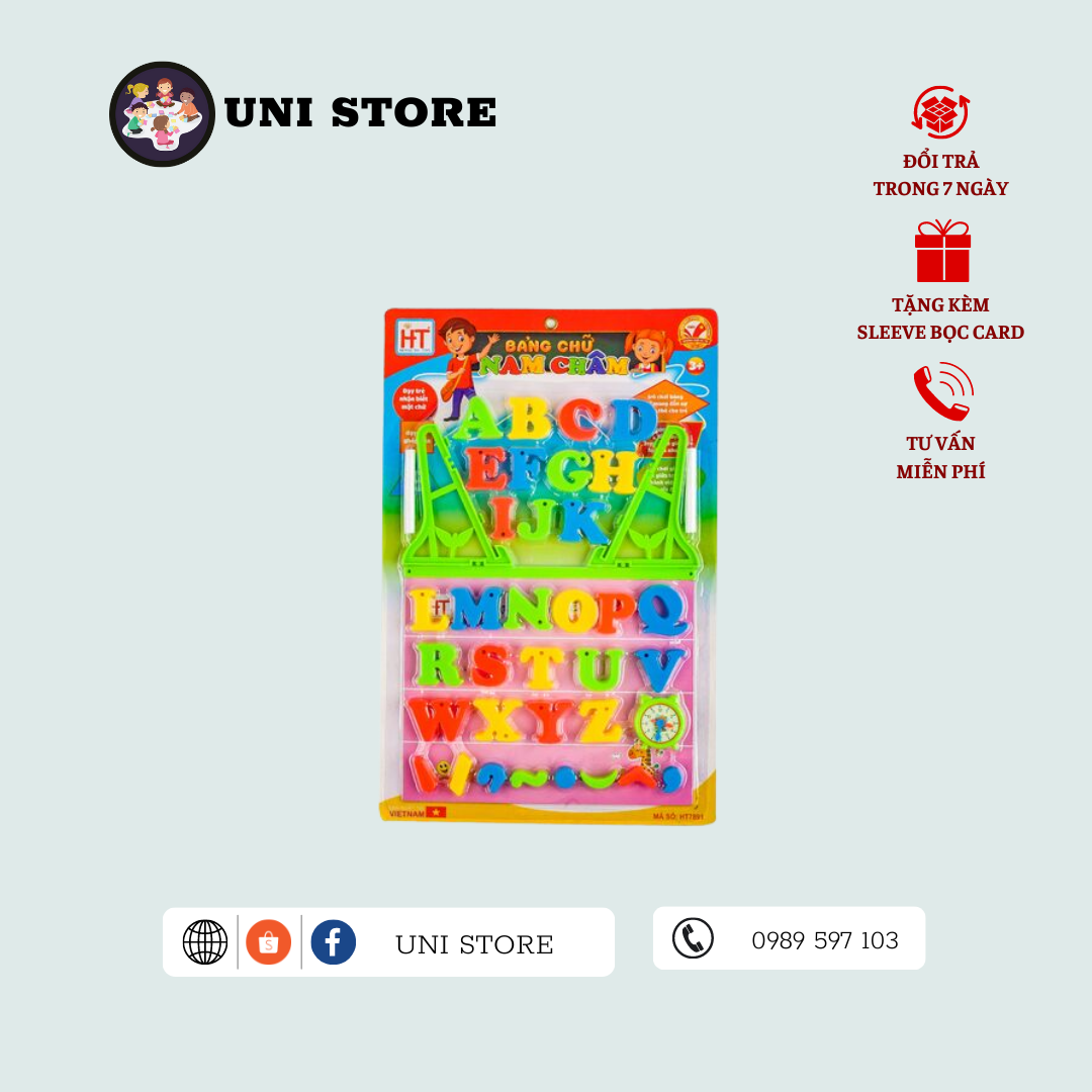 Bảng Chữ Nam Châm - Board Game Giáo Dục