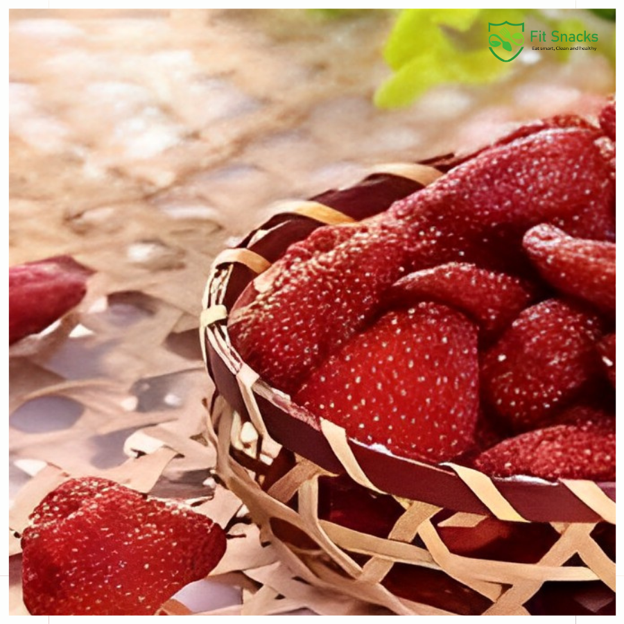 Dâu tây sấy dẻo - 200g | Fit Snacks