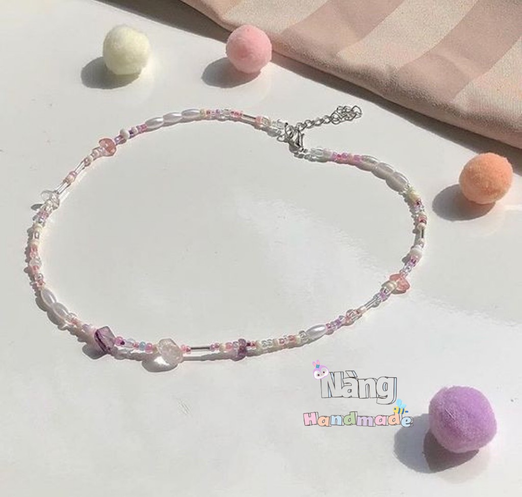 Vòng tay pha lê trong suốt