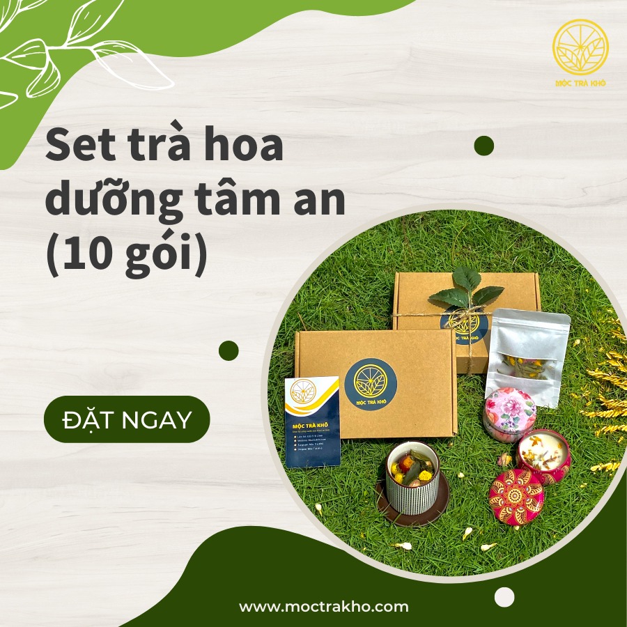 Trà hoa Detox Dưỡng Tâm An - Mộc Trà Khô