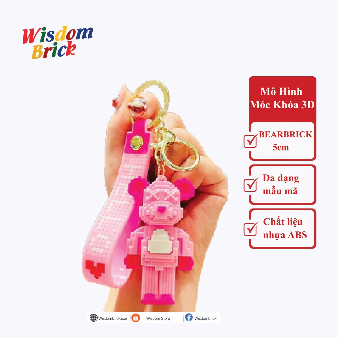 MÓC KHÓA GẤU BEARBRICK