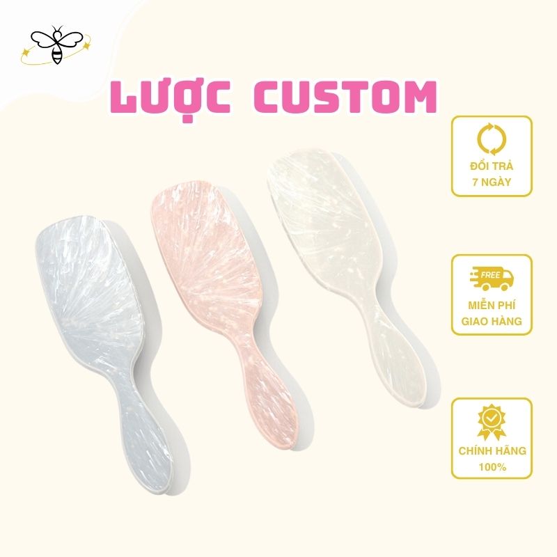 Lược custom theo tên - Phụ kiện nhà Ong