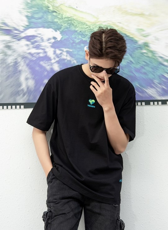 Áo Thun Cổ Tròn Đơn Giản Ngân Hà Space Ver35