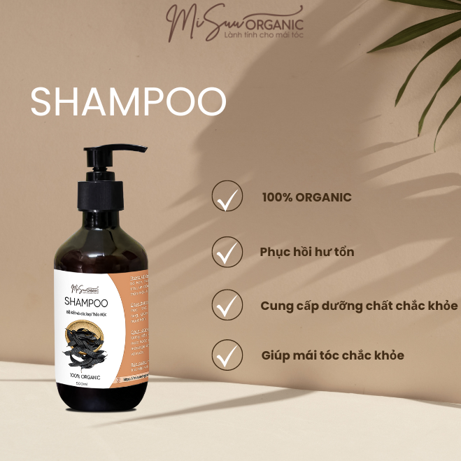 Dầu Gội Bồ Kết MiSuu Organic 300ml