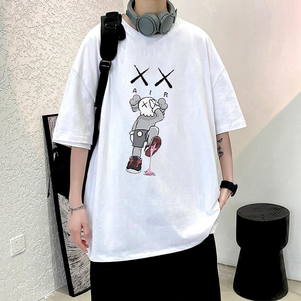 Áo phông tay lỡ nam nữ form rộng