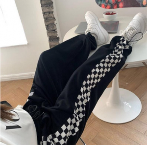   Quần unisex bàn cờ ô vuông phoebeunisex mã 02