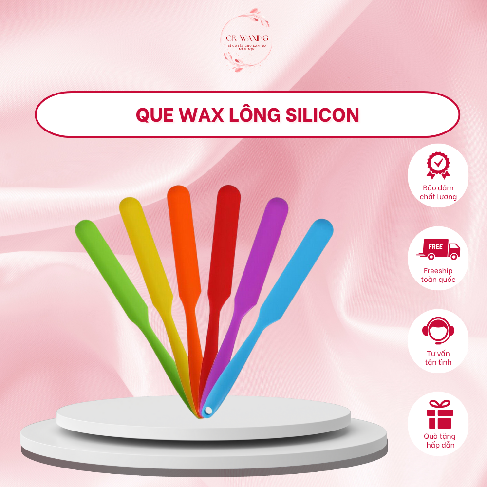Que Silicone Phết Sáp Wax Lông Chống Dính CR-Waxing Tái Sử Dụng Nhiều Lần 1010