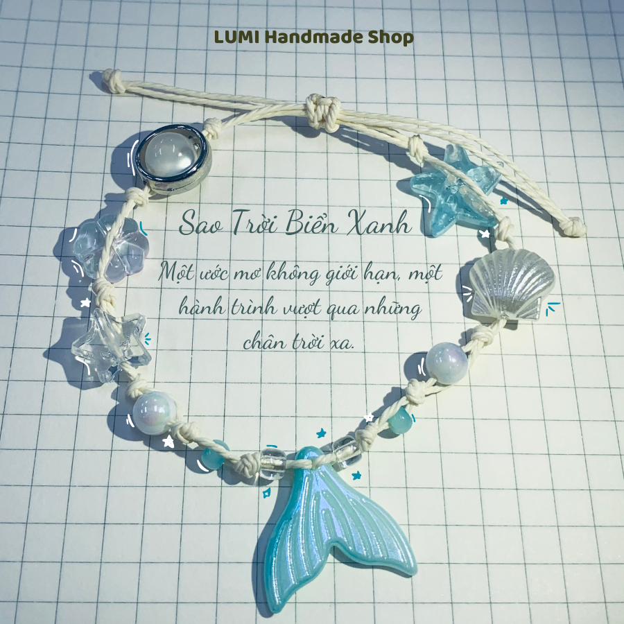SAO TRỜI BIỂN XANH - VÒNG TAY HANDMADE