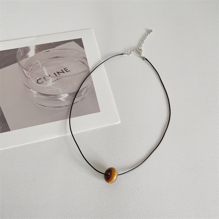 Dây chuyền đá hanmade mặt đá