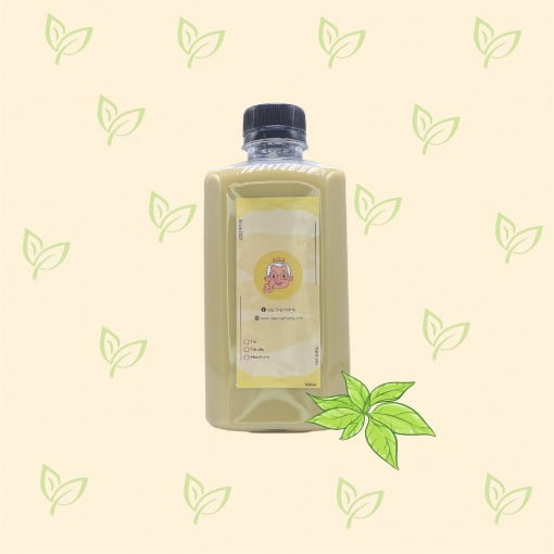Lục trà sữa đóng chai