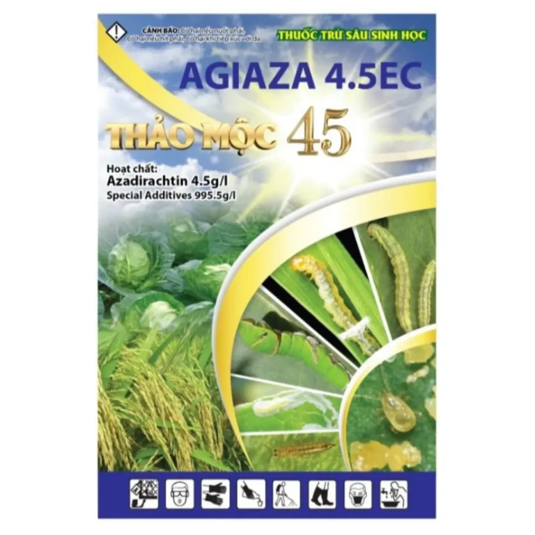 THUỐC TRỪ SÂU SINH HỌC AGIAZA 4.5EC HIỆU THẢO MỘC 45
