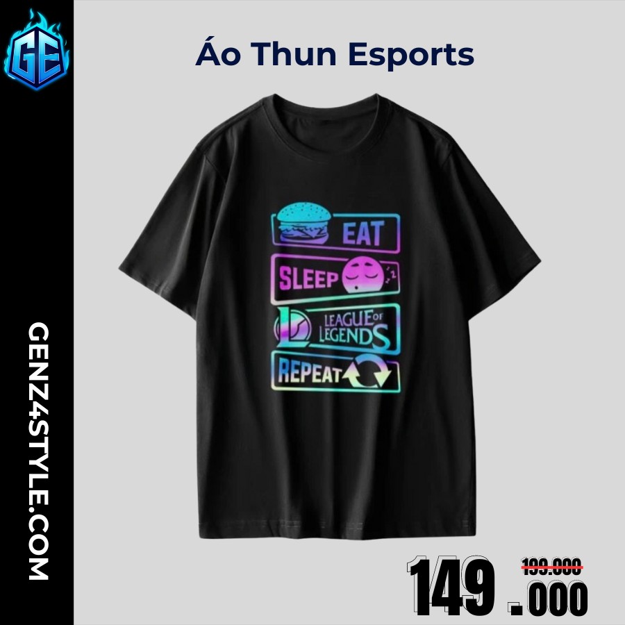 Áo Thun In Esport – Eat Sleep Game