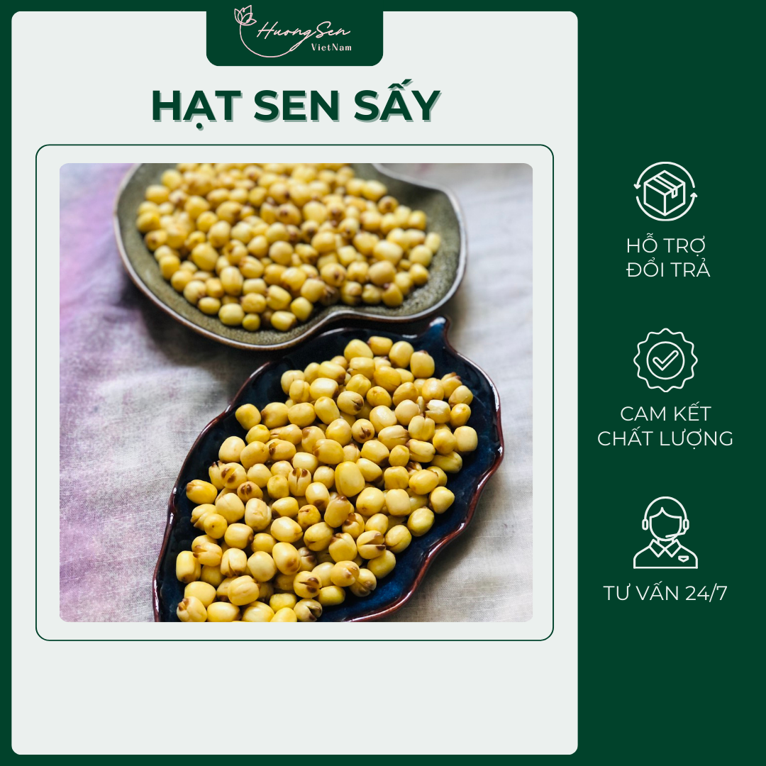 Hạt Sen Sấy Tẩm Gia Vị Giảm Các Bệnh Tim, Có Lợi Cho Thận, Giảm Huyết Áp