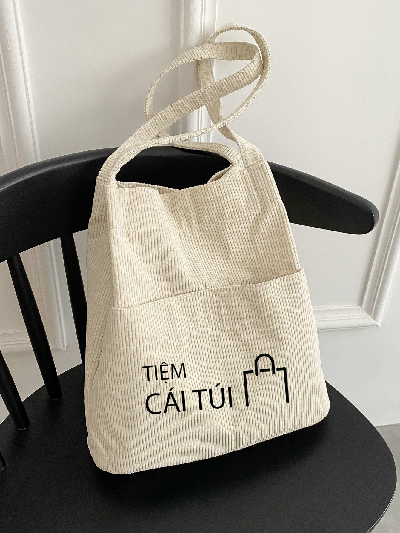 Túi canvas mini no Black