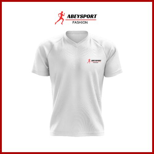 Áo thể thao nam thời trang ABEY màu trắng