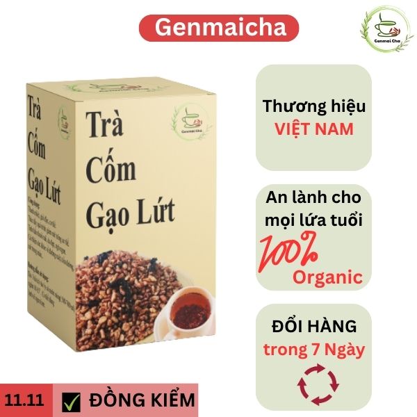 Trà cốm gạo lứt