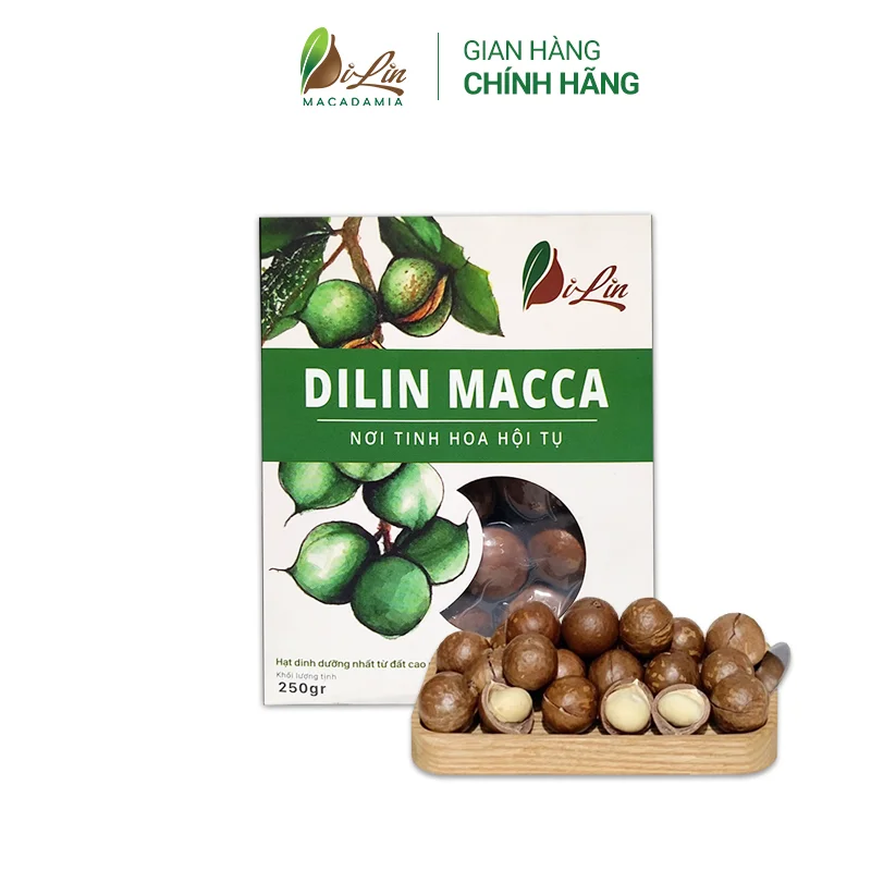 Hạt Macca sạch Lâm Đồng - Dạng hộp