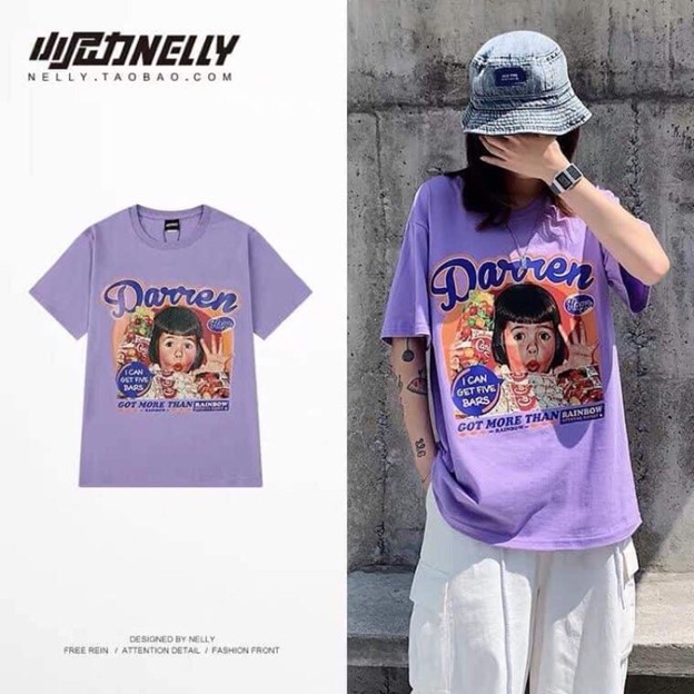 Áo thun Nelly Darrren tím