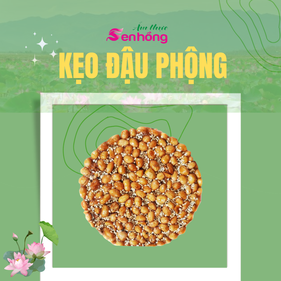 Kẹo đậu phộng ẩm thực Sen Hồng