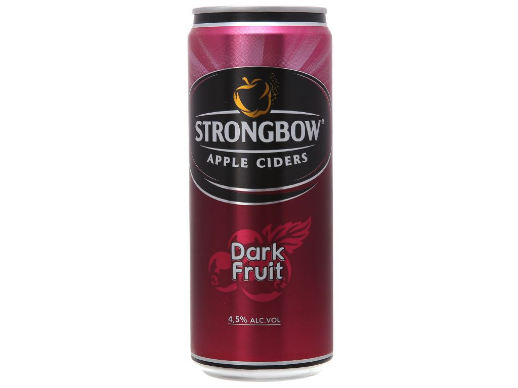 Strongbow Dâu đen Lon 330ml