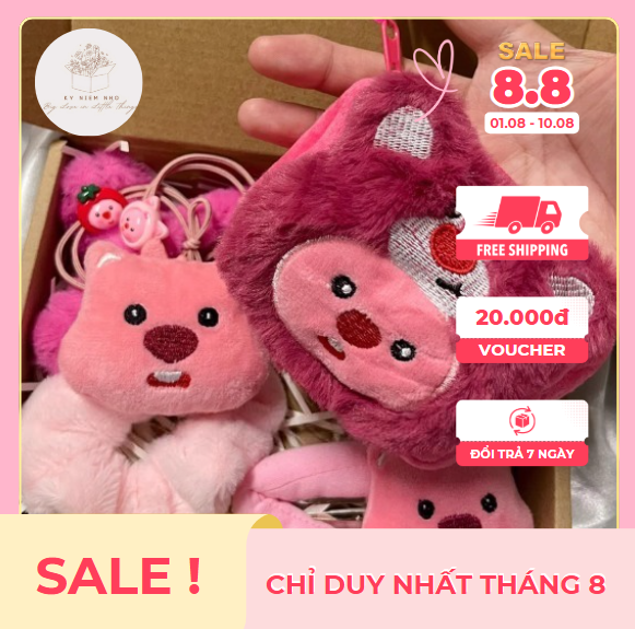 Box set quà Loopy Hải Ly tặng bé gái, người yêu - SET QUÀ ví đồng xu