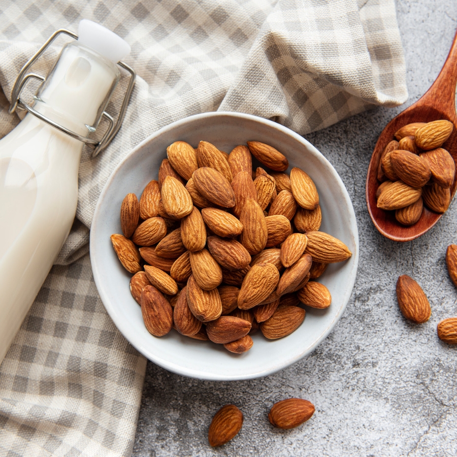 Hạt hạnh nhân rang bơ vỏ mỏng