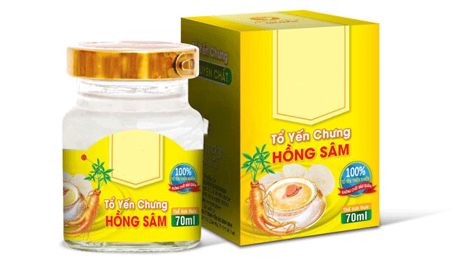 Yến chưng hồng sâm