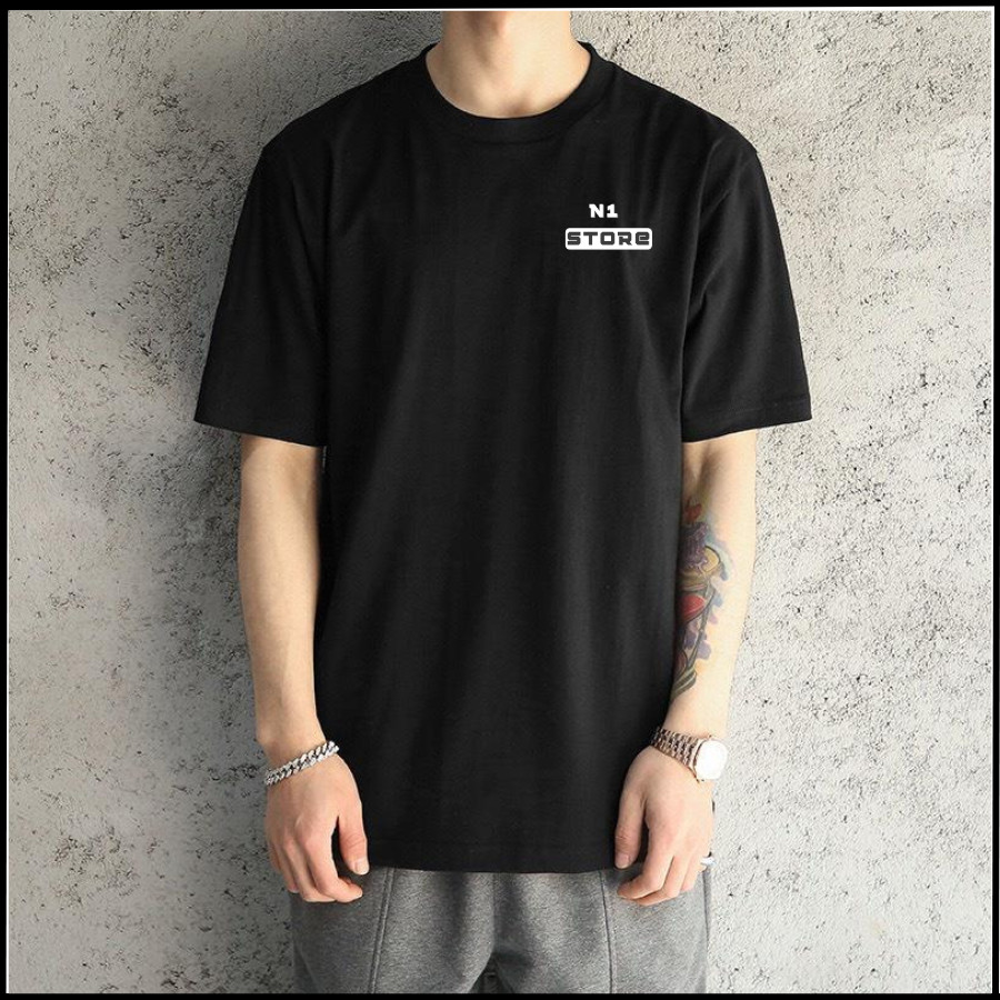 Áo Thun Trơn NAM Cao Cấp N1 STORE Chất Liệu Thoáng Mát Thoải Mái - 3 màu - Chất Cotton Nam Nữ Thời Trang