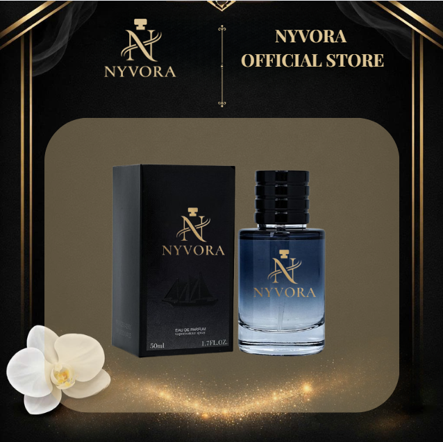 Nước Hoa Nam NYVORA Eau De Parfum 50ml – Hương Nam Tính, Lưu Hương Lâu, Sang Trọng Cao Cấp