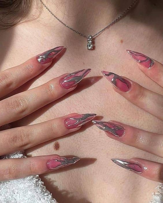 Nailbox luxury sang trọng hồng ngọc