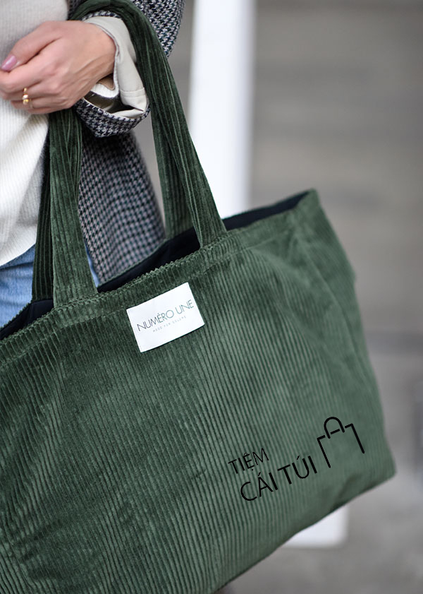 Túi canvas xanh rêu MH005