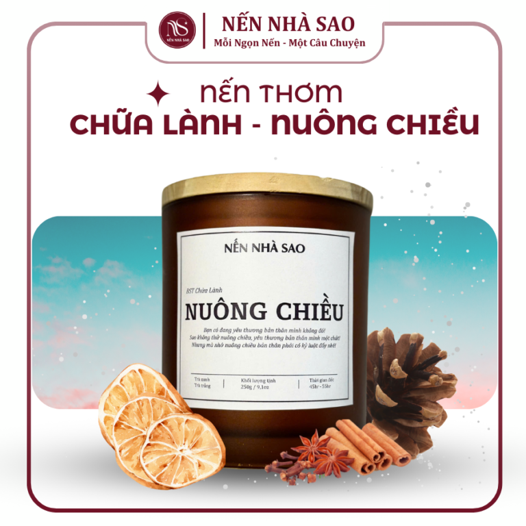 Nến Thơm BST Chữa Lành Nến Nhà Sao, Nến Nuông Chiều