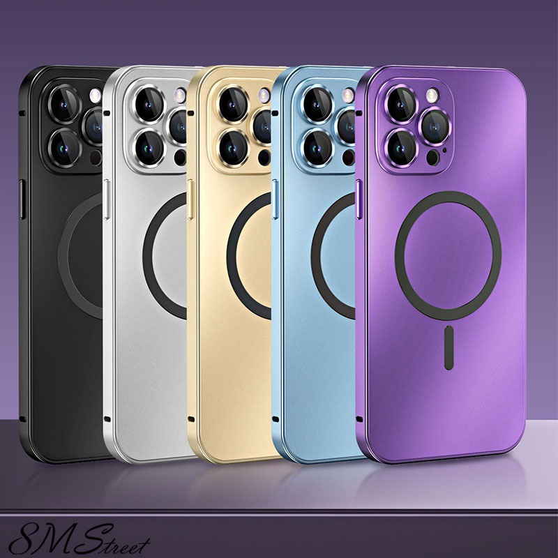 Ốp lưng điện thoại kim loại nhôm của nhà BEE chống xước, chống bụi cho iphone 13 12 14