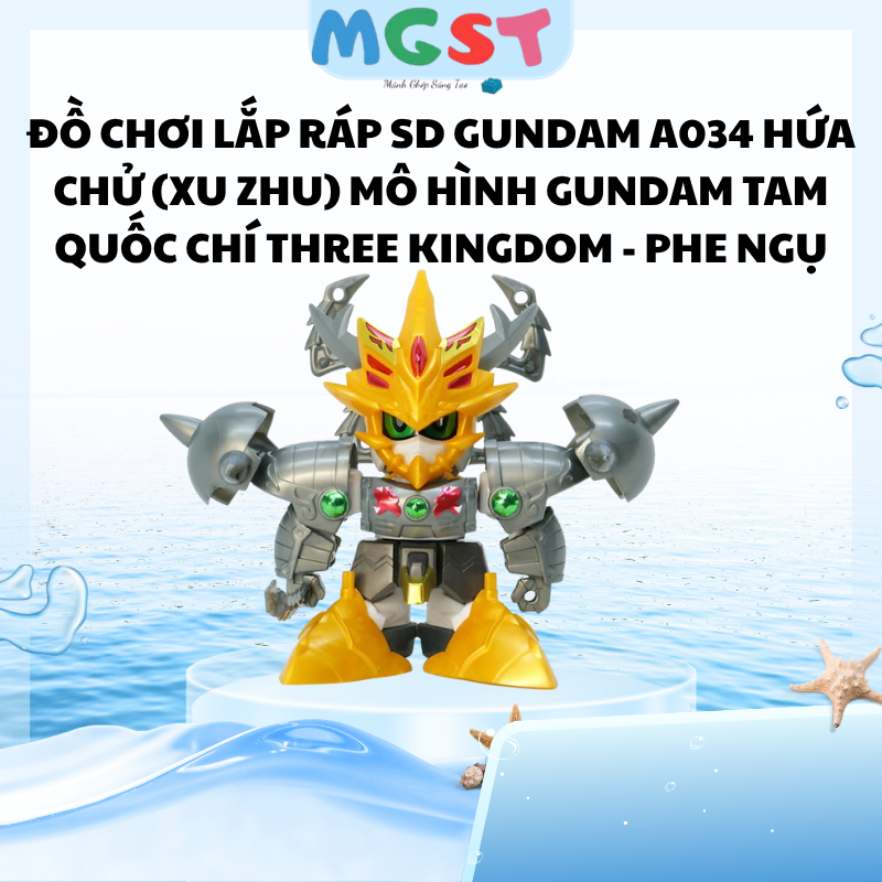 Đồ chơi lắp ráp SD Gundam A034 Hứa Chử (Xu Zhu) mô hình Gundam Tam Quốc Chí Three Kingdom - Phe Ngụ