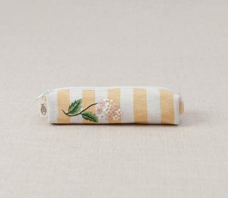 Hộp Bút Vải Thêu Tay Handmade Khóa Kéo TRẠI CÁ HOME Đựng Bút, Đựng Đồ Trang Điểm, Nhỏ Gọn Tiện Lợi