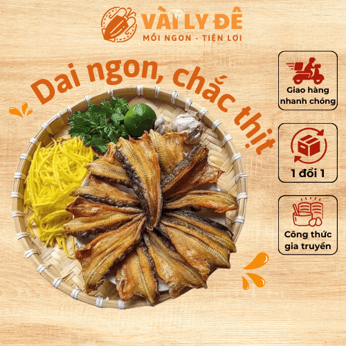 Khô cá lóc đồng Cà Mau dai ngon, chắc thịt 500gram