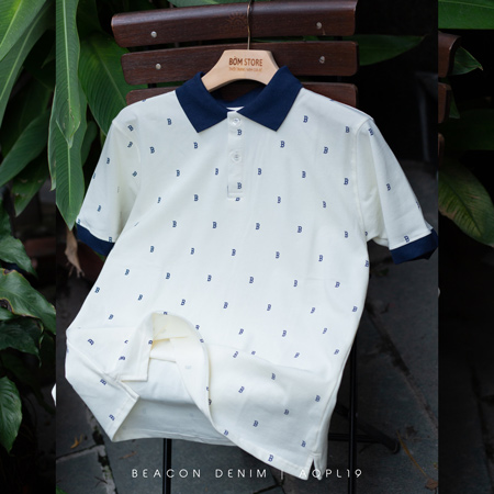 Áo thun nam chấm đen