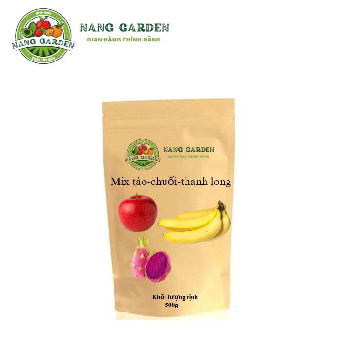 Mix táo chuối thanh long