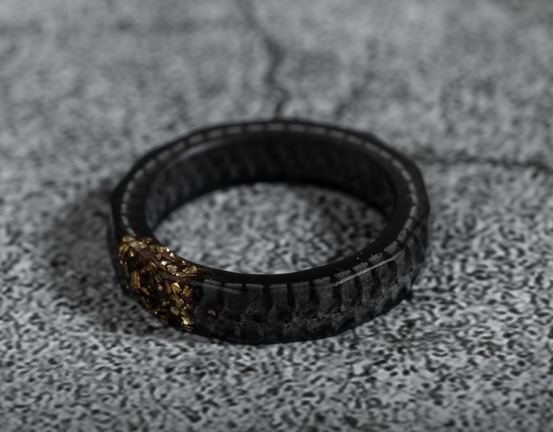 Nhẫn Xương Rắn Black Alva