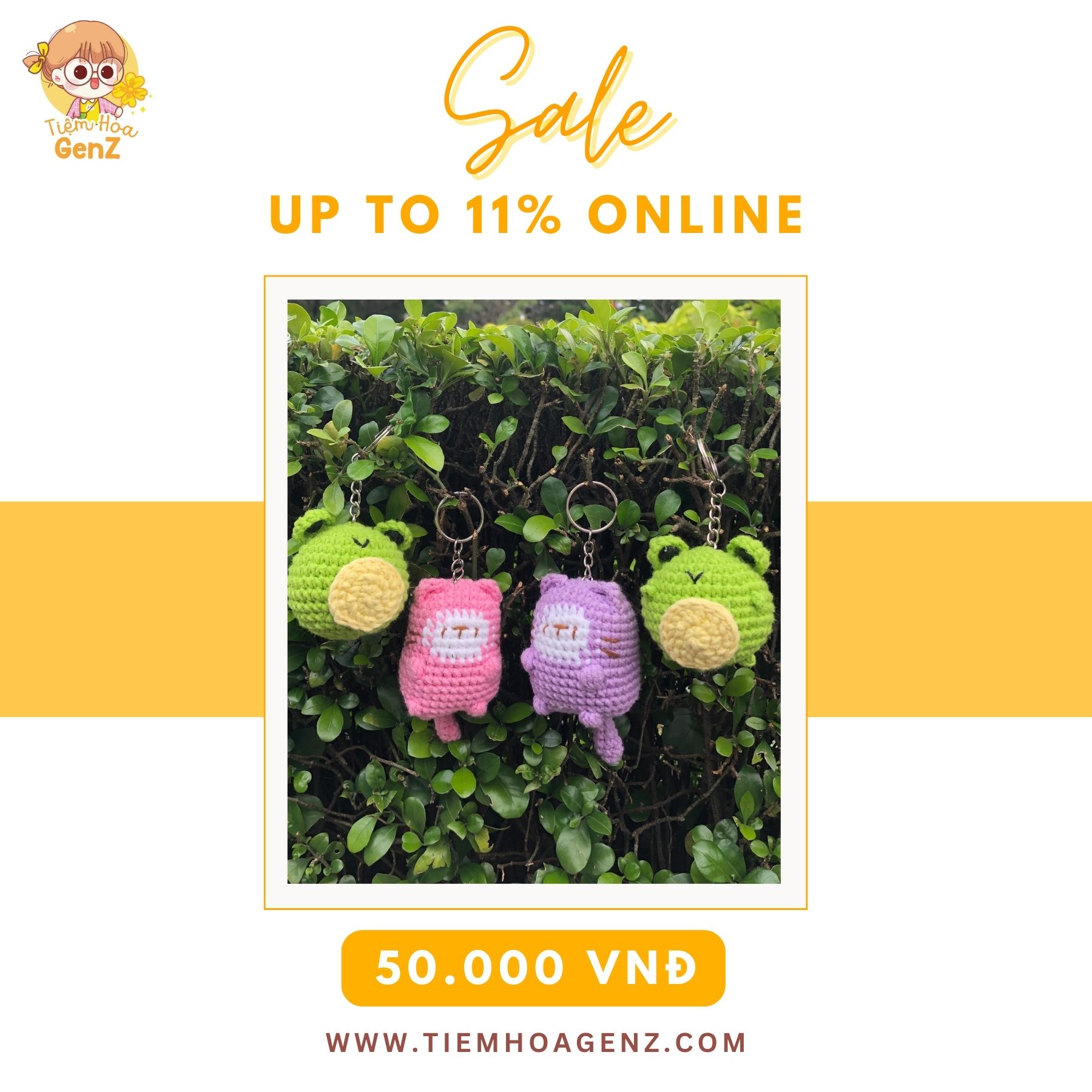 Móc Khóa Hình Thú Handmade Nhỏ Nhắn Xinh Xắn Cute Phô Mai Que