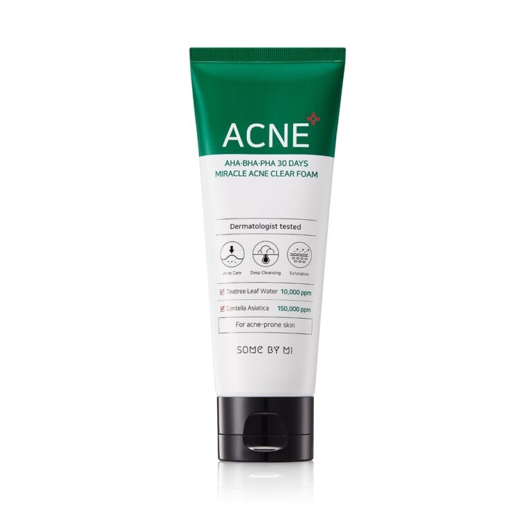 Sữa Rửa Mặt Some By Mi Aha-Bha-Pha 30Days Acneclear Foam Giảm Mụn Và Làm Sạch Da 100ml