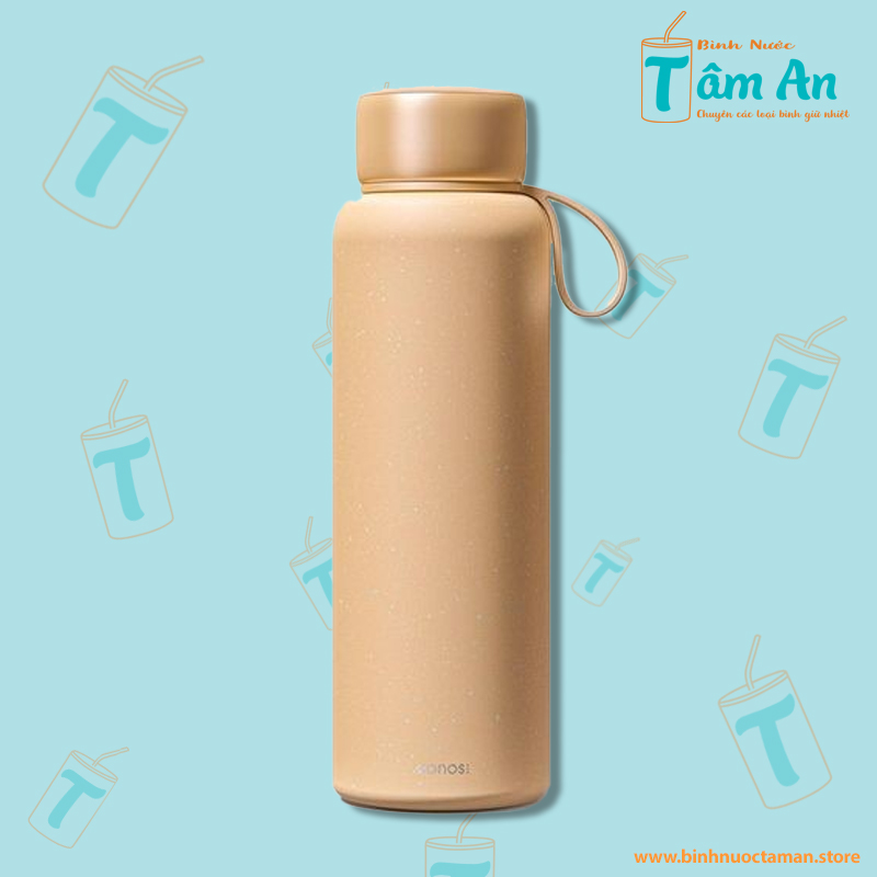 Bình Giữ Nhiệt inox Màu Da Nhám 1 Lít