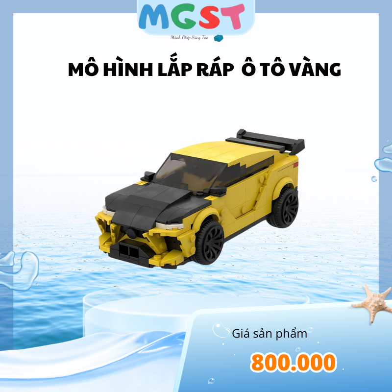 Mô hình ô tô vàng