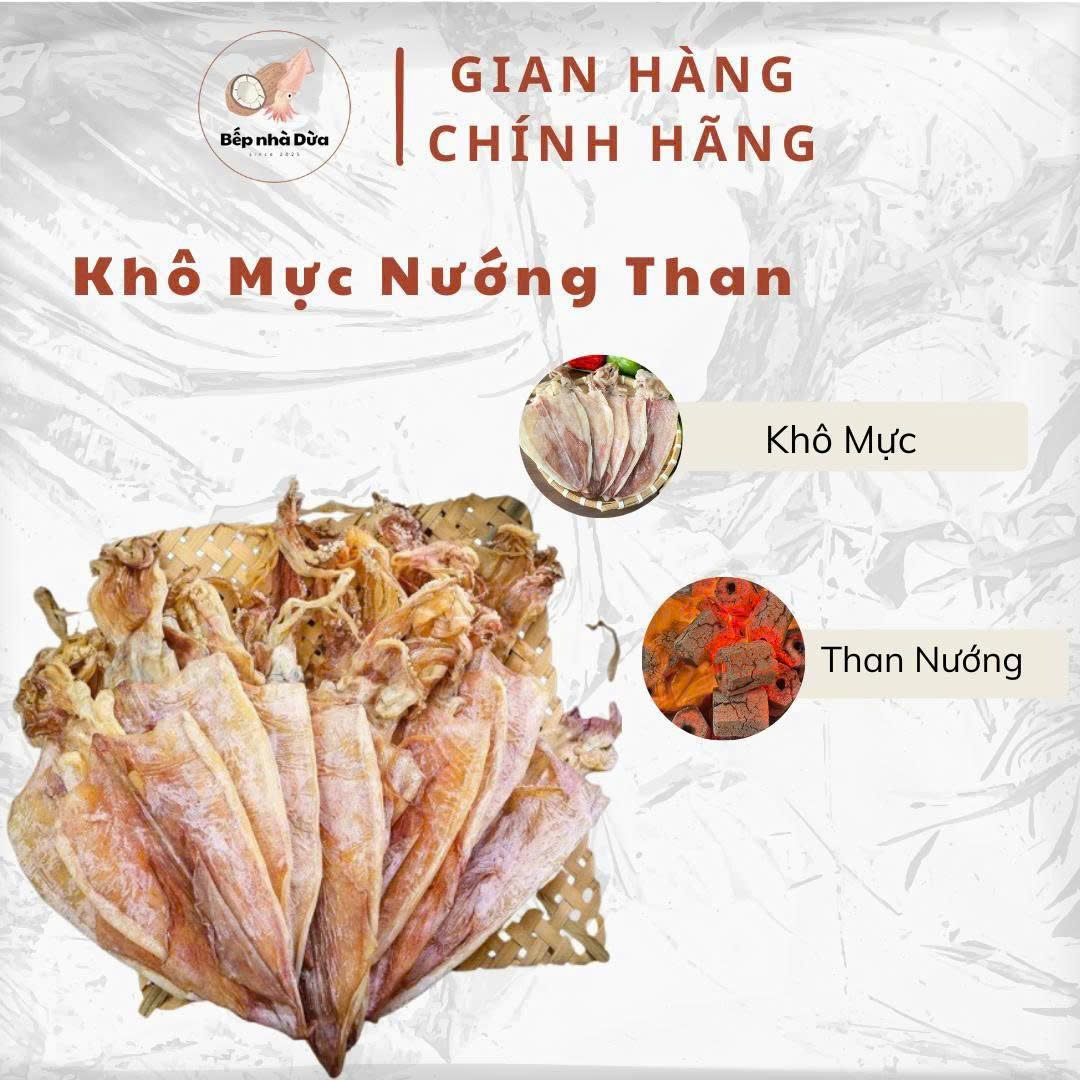 Khô Mực Nướng Than – Thơm Lừng Chuẩn Vị Quê Nhà