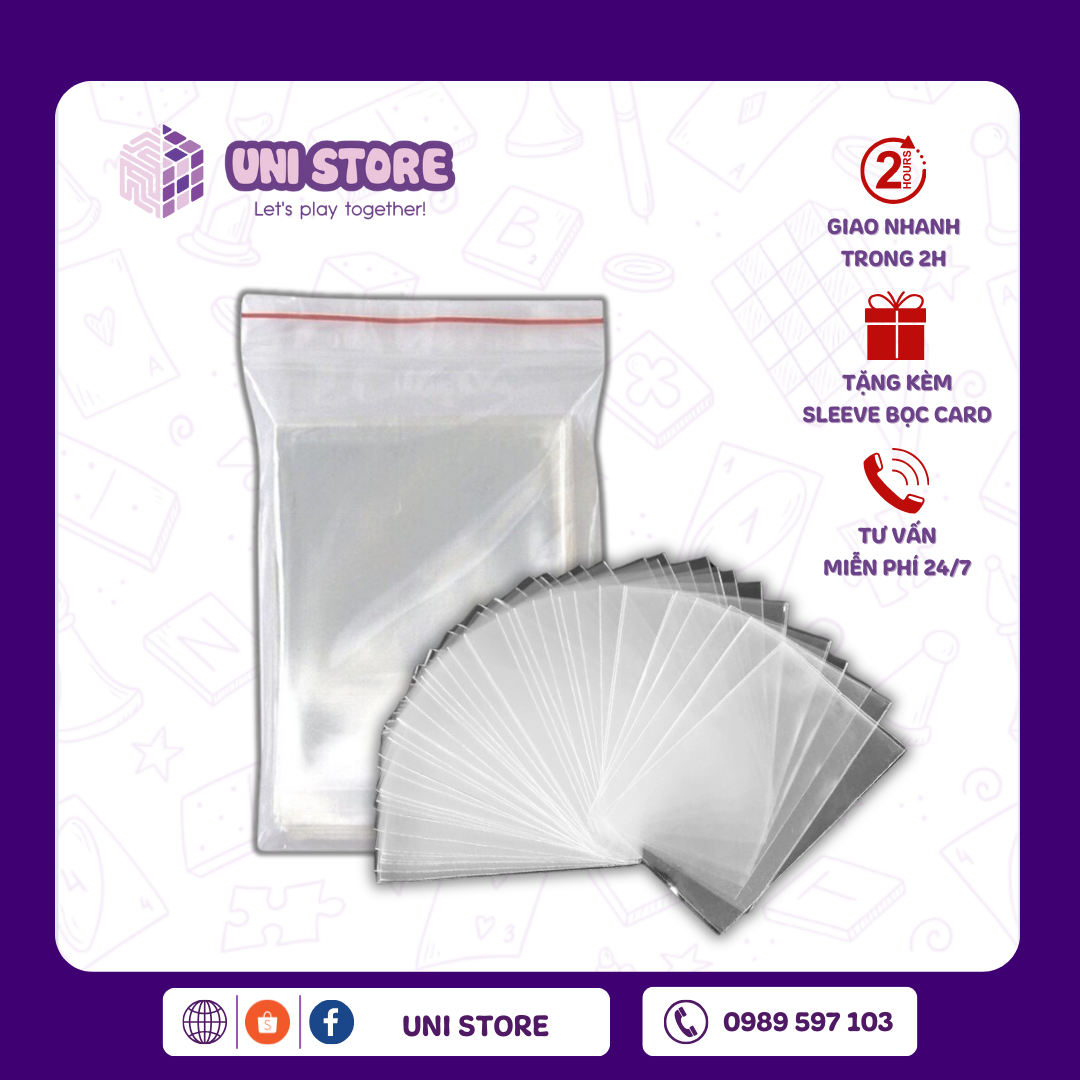 Sleeves Bọc Card | PHỤ KIỆN | 100 Túi