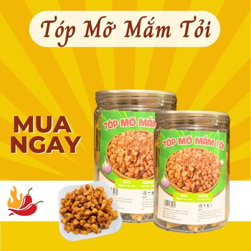 Tóp mỡ mắm tỏi