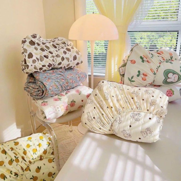 Set ga trần bông + 2 vỏ gối