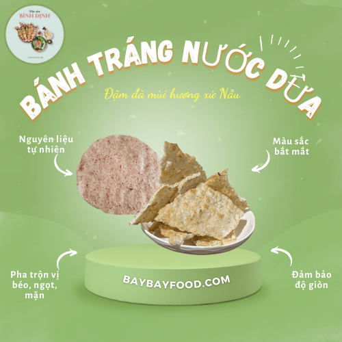 Bánh tráng nước dừa Tam Quan