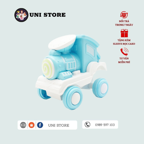 Tàu Hoả Nhào Lộn - Đồ Chơi - Màu Xanh Biển