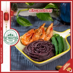 Bún gạo lứt đen healthy, bún khô Cao Bằng eat clean